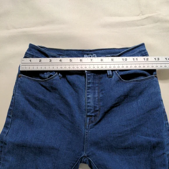 BDG Women's High-Rise Blue Jeans Twig Ankle 24x29 - Picture 7 of 10